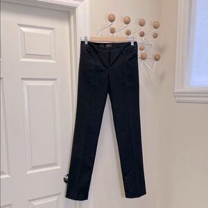 Aritzia Babaton Elegant Low Rise Trousers Black Dress Pants Black 2